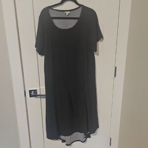 LuLaRoe Black High Low Dolman Sleeve Dress